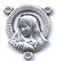 Rosary Centers: Mary with Halo Size 5 SP