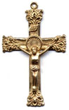 Crucifixes: Living (Size 6) 14kt*