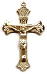 Crucifixes: Ribbon (Size 6) 14kt*