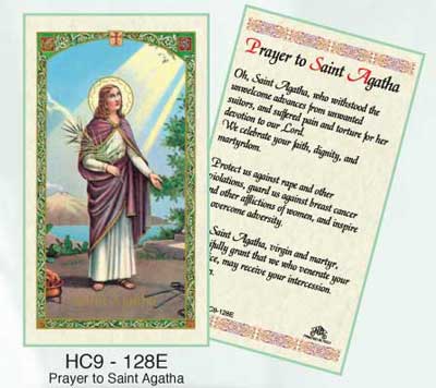 Holy Cards: Agatha