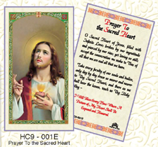 Holy Cards: Cons. to the Sacred Heart