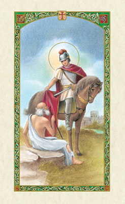 Holy Cards: Prayer to St. Martin de Tours