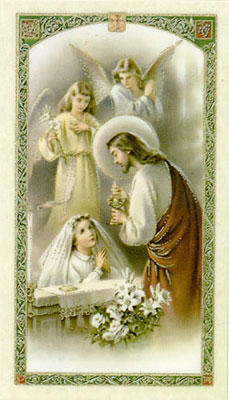 Holy Cards: Communion Prayer (Girls)