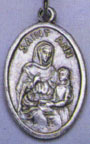 Religious Medals: St. Anne OX Saint Medal