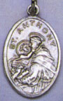 Religious Medals: St. Anthony OX Saint Medal