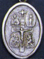 Religious Medals: 4-Way Cross/I Am Catholic