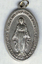 Religious Medals: Large Miraculous OX Medal