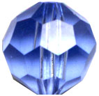 Round Lt Sapphire Crystal 6mm
