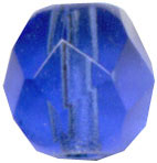 Glass Beads: Cz FP Cobalt Glass 6mm