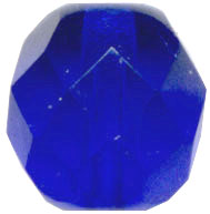 Glass Beads: Cz FP Cobalt Glass 8mm