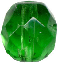 Glass Beads: Cz FP Emerald Glass 8mm