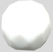 Glass Beads: Cz FP White Glass 8mm