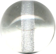 Glass Beads: Druk Clear 8mm