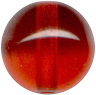 Glass Beads: Druk Red Glass 8mm