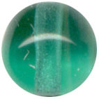 Glass Beads: Druk Teal Glass 6mm