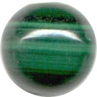 Semi-precious Beads: Malachite Green 6mm
