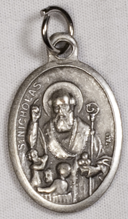 Religious Medals: St. Nicholas OX Saint Medal