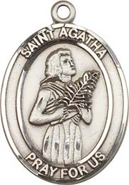 St. Agatha SS Saint Medal