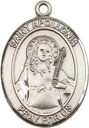St. Apollonia SS Saint Medal