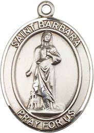 St. Barbara SS Saint Medal