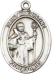 St. Augustine SS Saint Medal