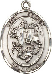 Religious Medals: St. George SS Saint Medal
