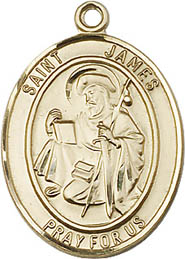Religious Medals: St. James GF Saint Medal