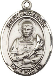 St. Lawrence SS Saint Medal