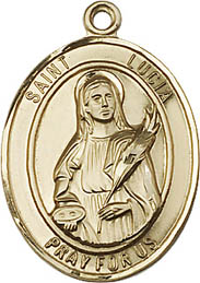 Religious Medals: St. Lucia GF Saint Medal