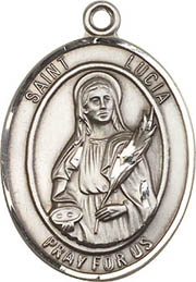 St. Lucia of Syracuse SS Medal