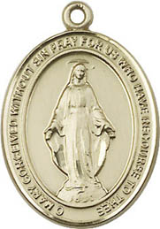 Miraculous GF Religious Medal