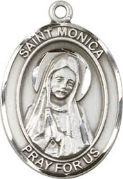 St. Monica SS Saint Medal