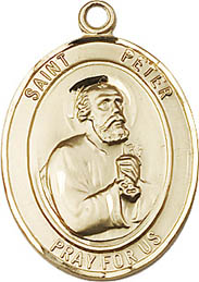 Religious Medals: St. Peter GF Saint Medal