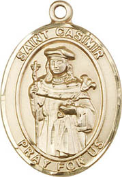 Religious Medals: St. Casimir GF Saint Medal