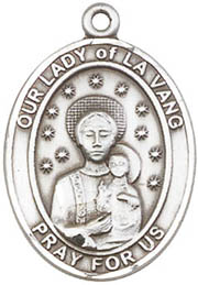 Religious Medals: Our Lady of La Vang SS Medal