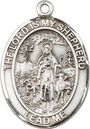 Religious Medals: Lord is my Shepherd SS Mdl