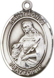 St. Agnes SS Saint Medal