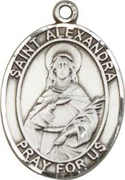 Religious Medals: St. Alexandra SS Saint Medal