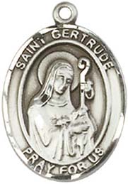 Religious Medals: St. Gertrude of Nivelles SS Md