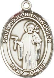 Religious Medals: St. Joseph the Worker SS Medal