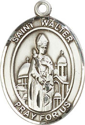 Religious Medals: St. Walter of Pontnoise SS Mdl