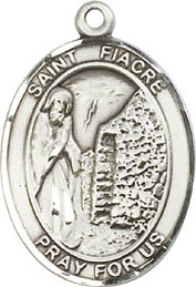 Religious Medals: St. Fiacre SS Saint Medal