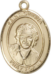 Religious Medals: St. Gianna B Molla GF Medal