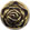 Items related to Rose of Lima: Rosebud Antiqued GP 9mm