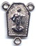 Rosary Centers : Silver Colored: Medjugorje Size 4 OX