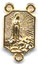 Rosary Centers : Gold Colored: Our Lady of Fatima GP