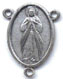 Rosary Centers : Silver Colored: Divine Mercy Size 6 SP