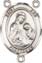 Rosary Centers : Sterling Silver: St. Ann SS Rosary Center