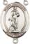 Rosary Centers : Sterling Silver: St. Barbara SS Rosary Center
