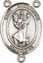 Rosary Centers : Sterling Silver: St. Christopher SS Center